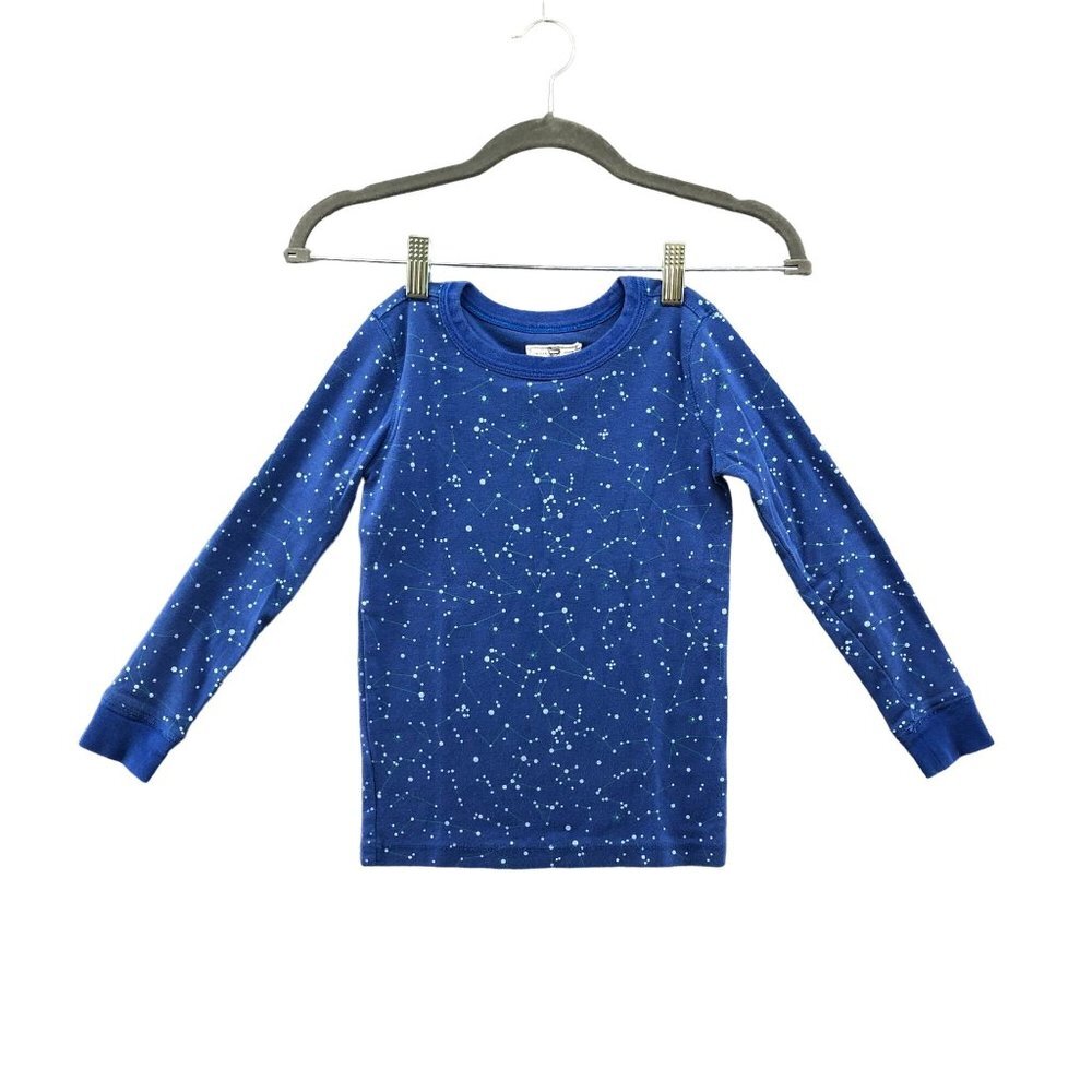 Crewcuts Kids Size 7 Long Sleeve Pajama Shirt Constellation‎ Star Blue Lounge